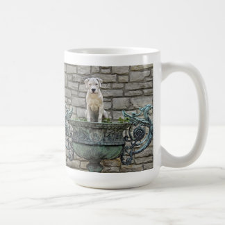 Taza De Café Perrito de Dogo Argentino real