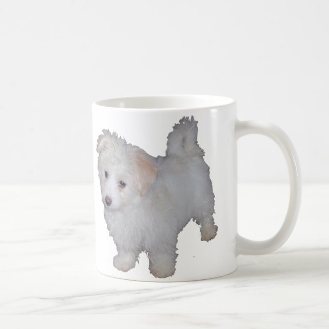 Taza De Café Perrito de Havanese (Derecha)