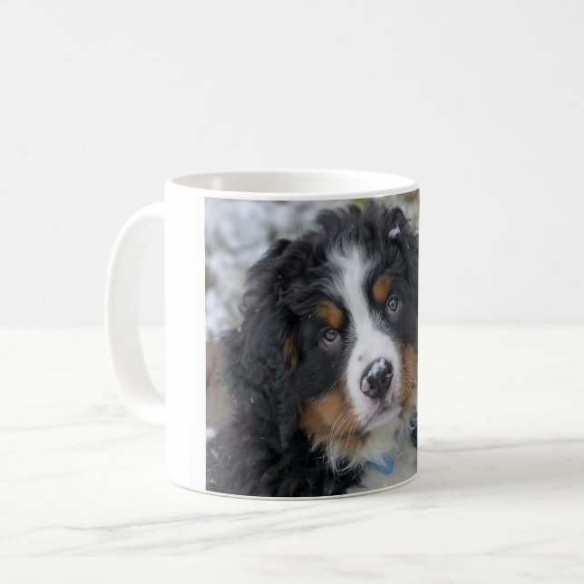 Taza De Café perrito de montaña de bernesa segundo (Anverso izquierdo)