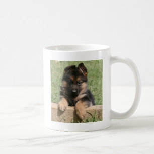 Taza De Café Perrito del pastor alemán