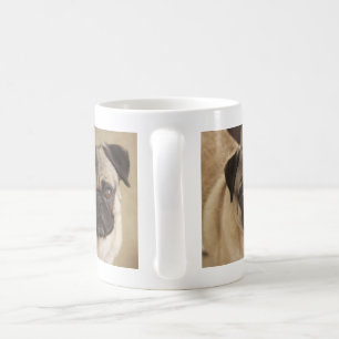 TAZA DE CAFÉ PERRITO DEL PERRO DEL BARRO AMASADO