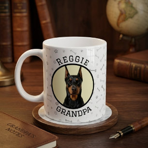 Taza De Café Perrito Doberman Pinscher Divertido Lindo Pero Psi