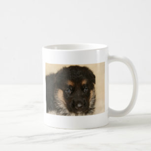 Taza De Café Perrito "Khloe " del pastor alemán del bebé