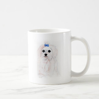 Taza De Café Perrito maltés