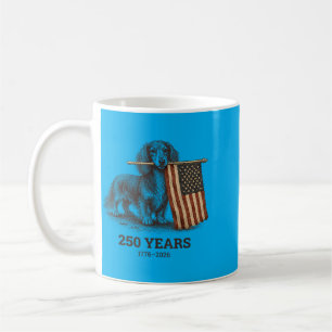 Taza De Café Perrito Wiener Dachshund Divertido Rojo Blanco Y P