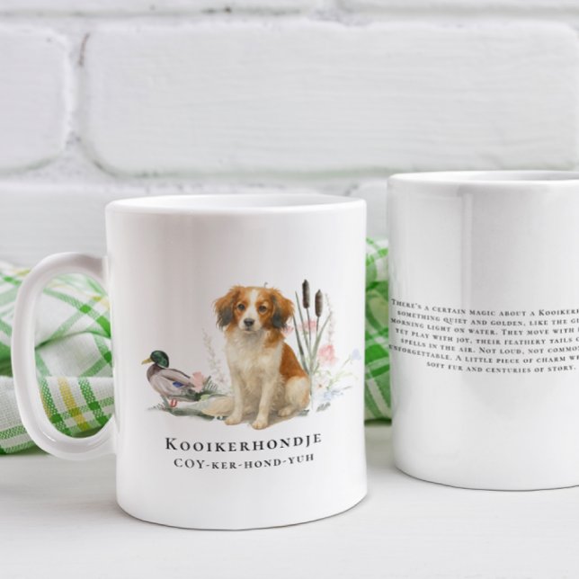Taza De Café Perro acuático Kooikerhondje (Subido por el creador)