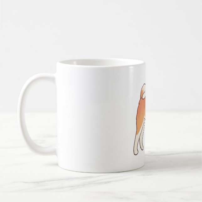 Taza De Café Perro Akita inu Magic (Izquierda)