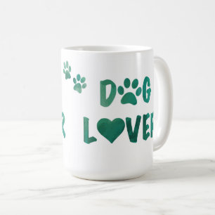 Taza De Café Perro amante con pinturas de café Mug