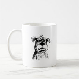 Taza De Café Perro Amantes Mug, Funny Pitbull