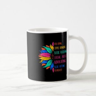 Taza De Café Perro Amo Café Bebida Libro Leyendo Jus Social