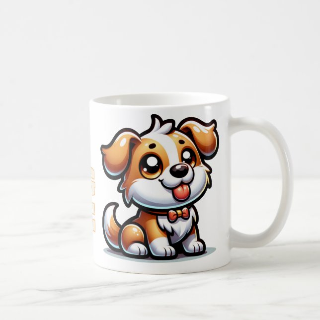 Taza De Café perro, amor de cachorros (Derecha)