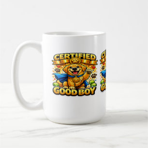Taza De Café Perro Amoroso Retriever Dorado Divertido Buen Chic
