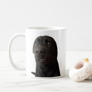 Taza De Café Perro asustado Meme Mug Doble cara