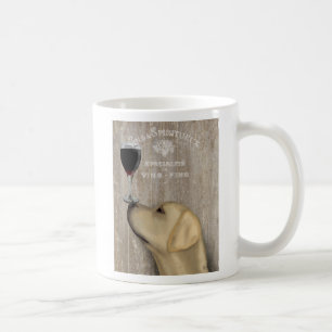 Taza De Café Perro Au Vin Labrador Amarillo