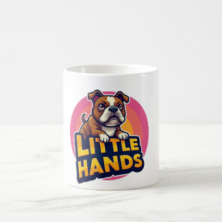 Taza De Café Perro azul de las manos pequeñas