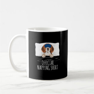 Taza De Café Perro Beagle Dormido Perro Oficioso Napa Oficial/ 