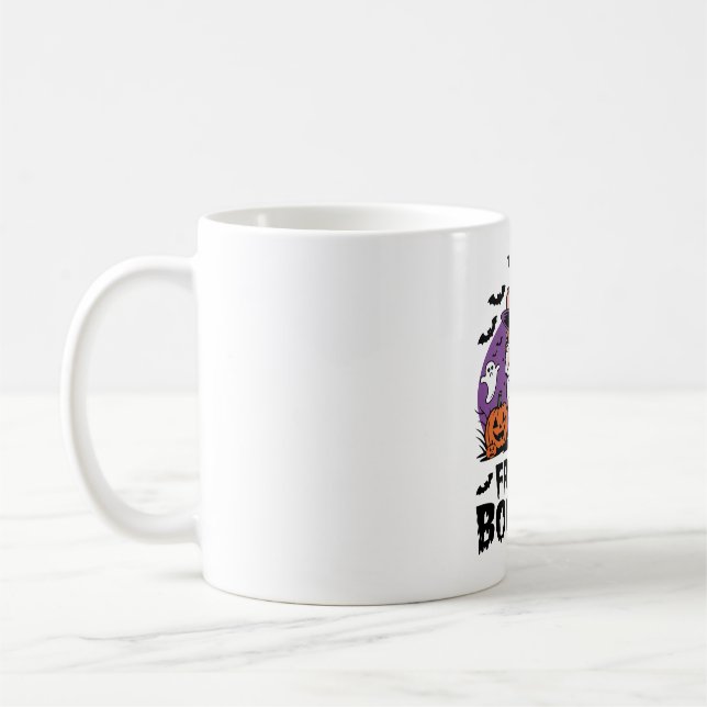 Taza De Café Perro boo francés - el cachorro más espeluznante (Izquierda)