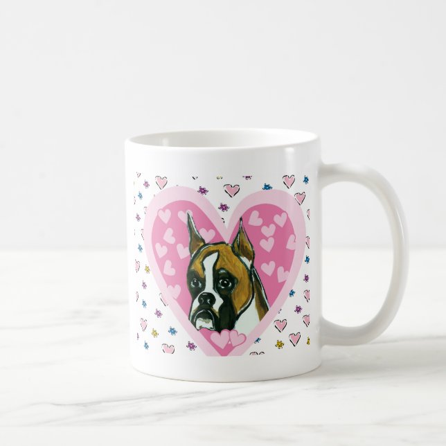 Taza De Café Perro Boxer (Derecha)