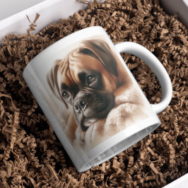 Taza De Café Perro Boxer: Maestro de la Relajación y Experto en