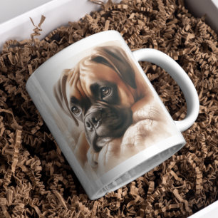 Taza De Café Perro Boxer: Maestro de la Relajación y Experto en
