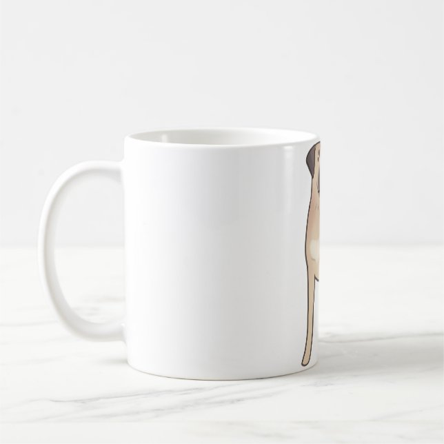 Taza De Café perro Broholmer Magia (Izquierda)