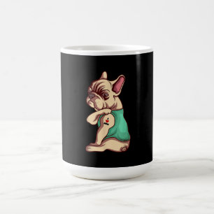 Taza De Café Perro Bulldog francés me encanta mamá Tattoo Lover