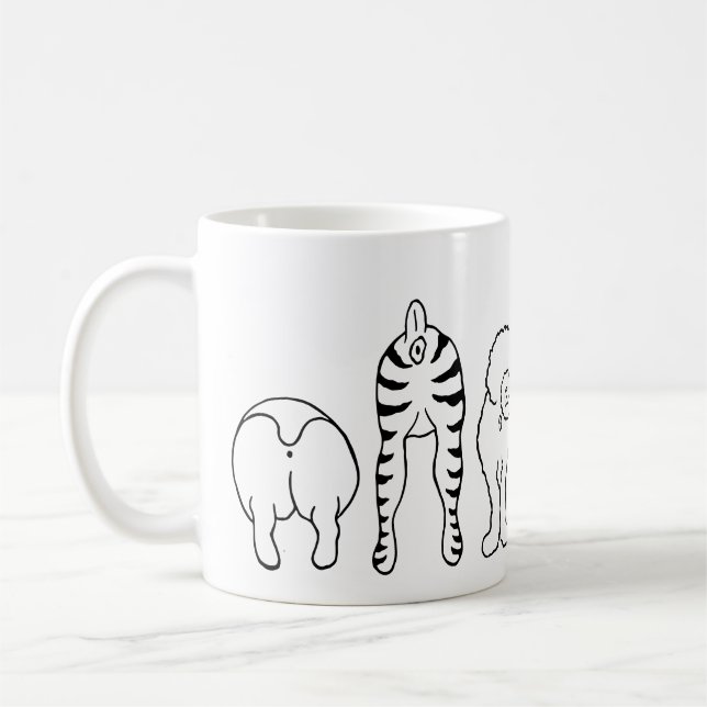 Taza De Café Perro Butts - Mug (Izquierda)