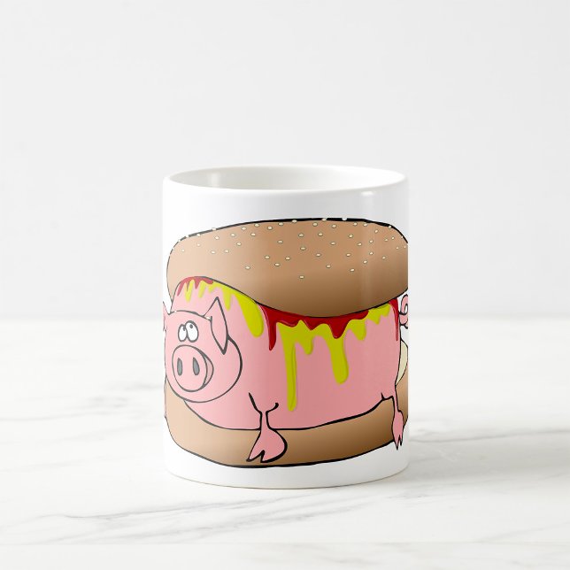 Taza De Café Perro caliente de cerdo (Subido por el creador)
