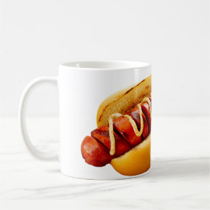 Taza De Café perro caliente de SlipperyJoe's con ambiente de ba
