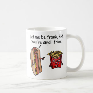 Taza De Café Perro caliente divertido bollo de comida frita