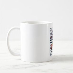 Taza De Café Perro caliente patriótico vintage cookout
