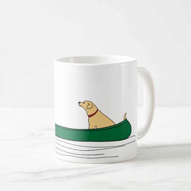 Taza De Café Perro Canoe Trip Mug (Anverso derecho)