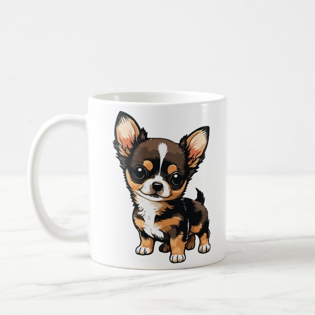 Taza De Café Perro Chihuahua  (Izquierda)