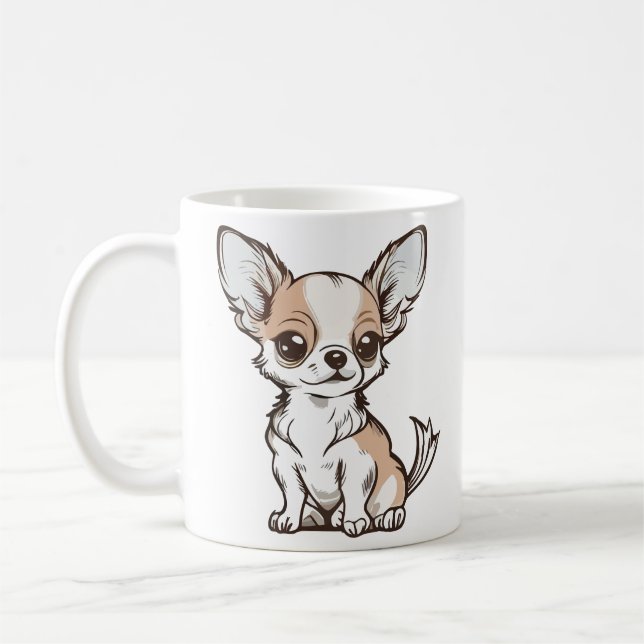 Taza De Café Perro Chihuahua  (Izquierda)