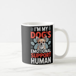 Taza De Café Perro Chihuahua Apoyo Emocional Humano