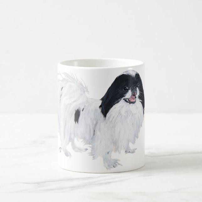 Taza De Café Perro Chin Japonés (Centro)