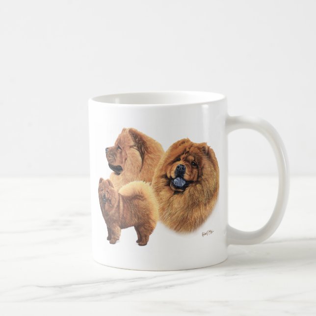 Taza De Café Perro chino de perro chino (Derecha)