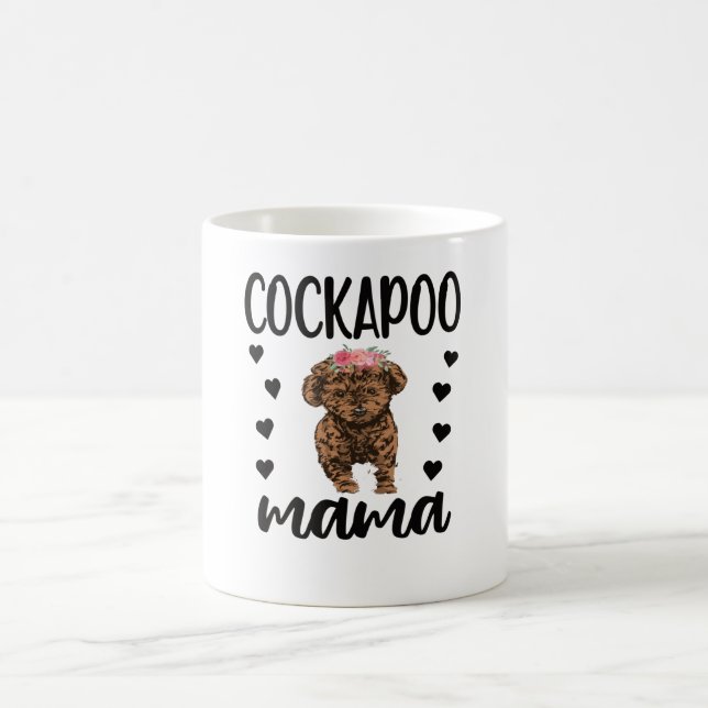 Taza De Café Perro Cockapoo Mamá Cockapoo Perro amante Cockapoo (Centro)