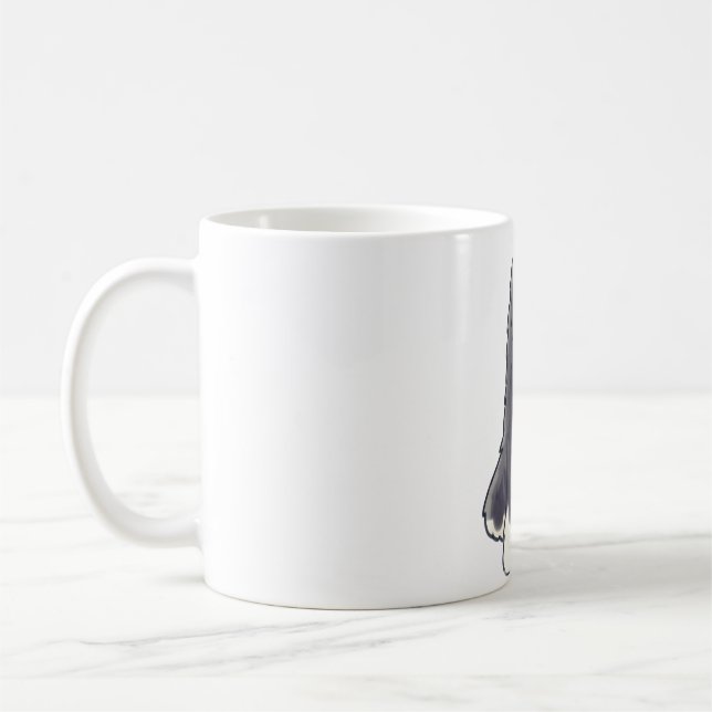 Taza De Café Perro collie con barba Magic (Izquierda)