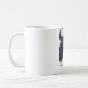 Taza De Café Perro collie con barba Magic