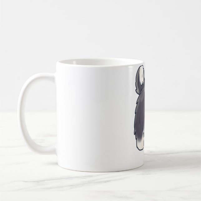 Taza De Café Perro collie con barba Magic (Izquierda)