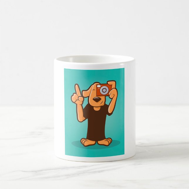 Taza De Café Perro con cámara (Subido por el creador)