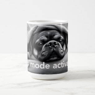 Taza De Café Perro con modo siesta activado