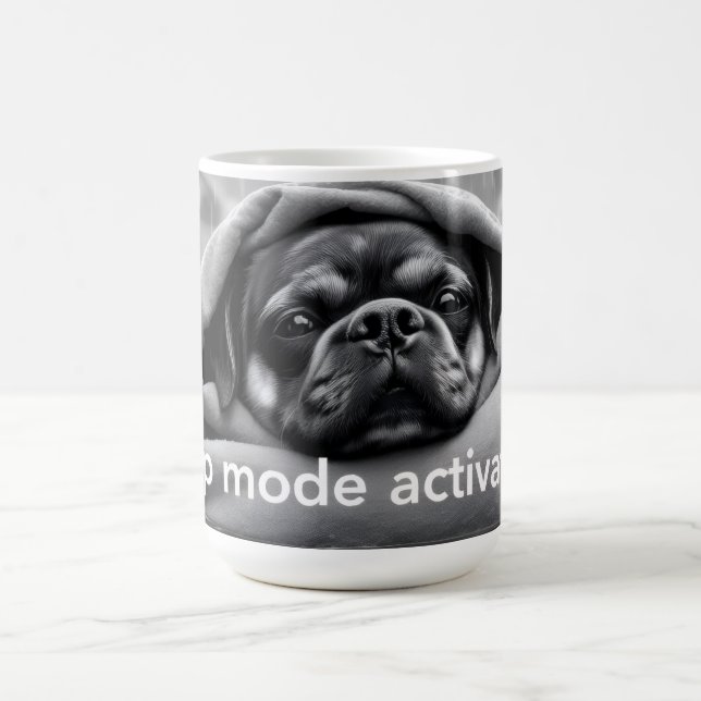 Taza De Café Perro con modo siesta activado (Centro)