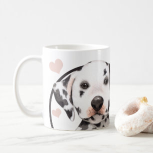 Taza De Café Perro dálmata cada tentempié que haces