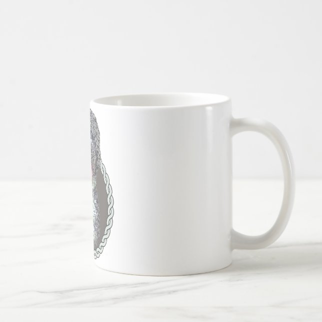 Taza De Café Perro de agua portugués 001 (Derecha)