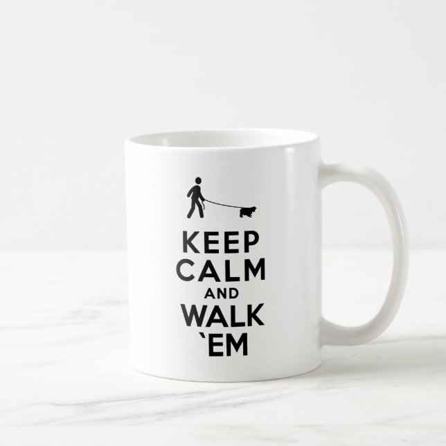 Taza De Café Perro de aguas de rey Charles arrogante (Derecha)