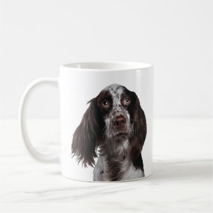 Taza De Café Perro de aguas de saltador inglés - arte de