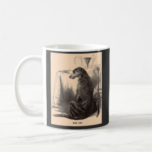 Taza De Café perro de alta vida, perro de baja vida