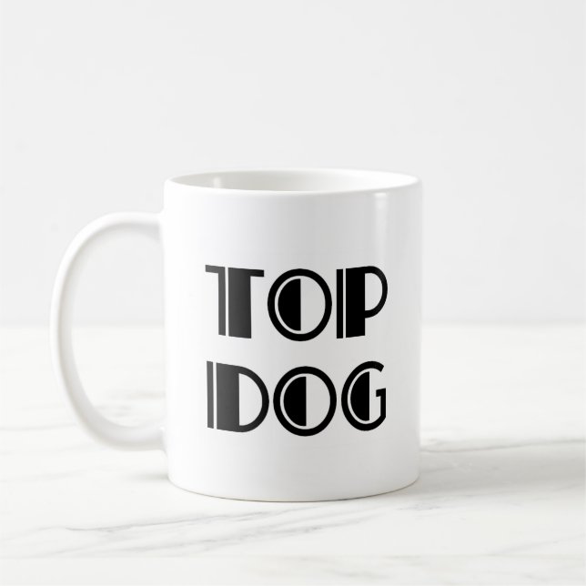 Taza De Café perro de arriba (Izquierda)